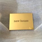 Laser Cut Gold Acrylic – New House